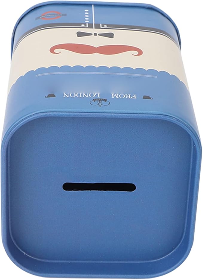 Blade Disposal Bin Case (Moustache) Blue