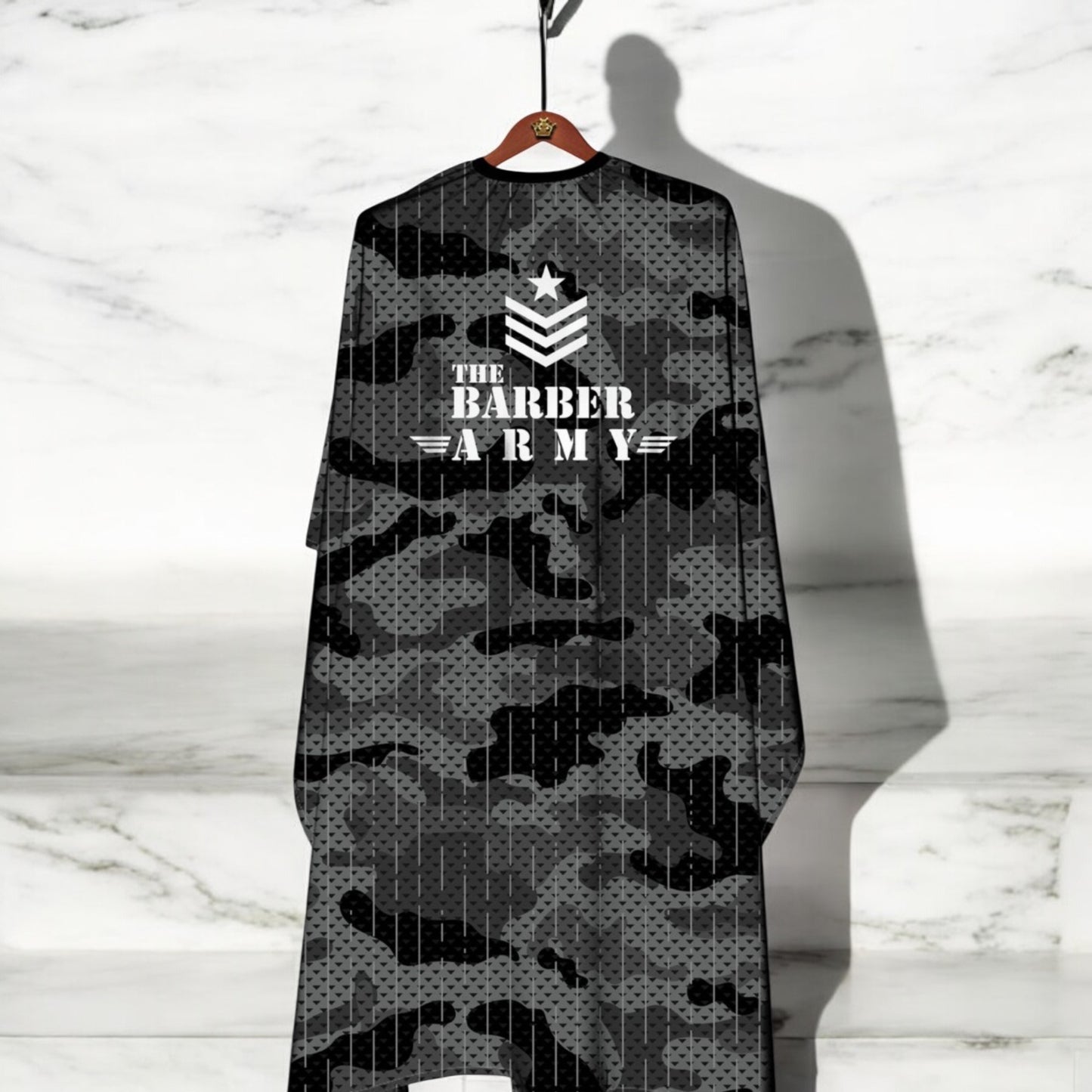 Bslik Professional Barber Cape&Gown |Waterproof | ARMY Design