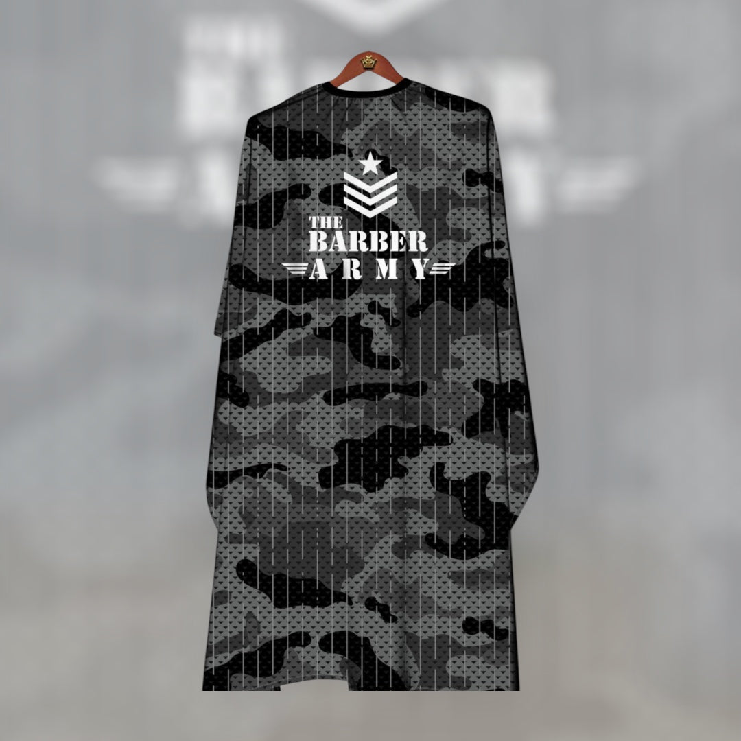 Bslik Professional Barber Cape&Gown |Waterproof | ARMY Design