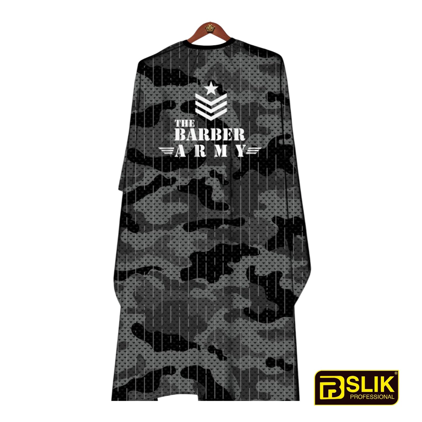Bslik Professional Barber Cape&Gown |Waterproof | ARMY Design