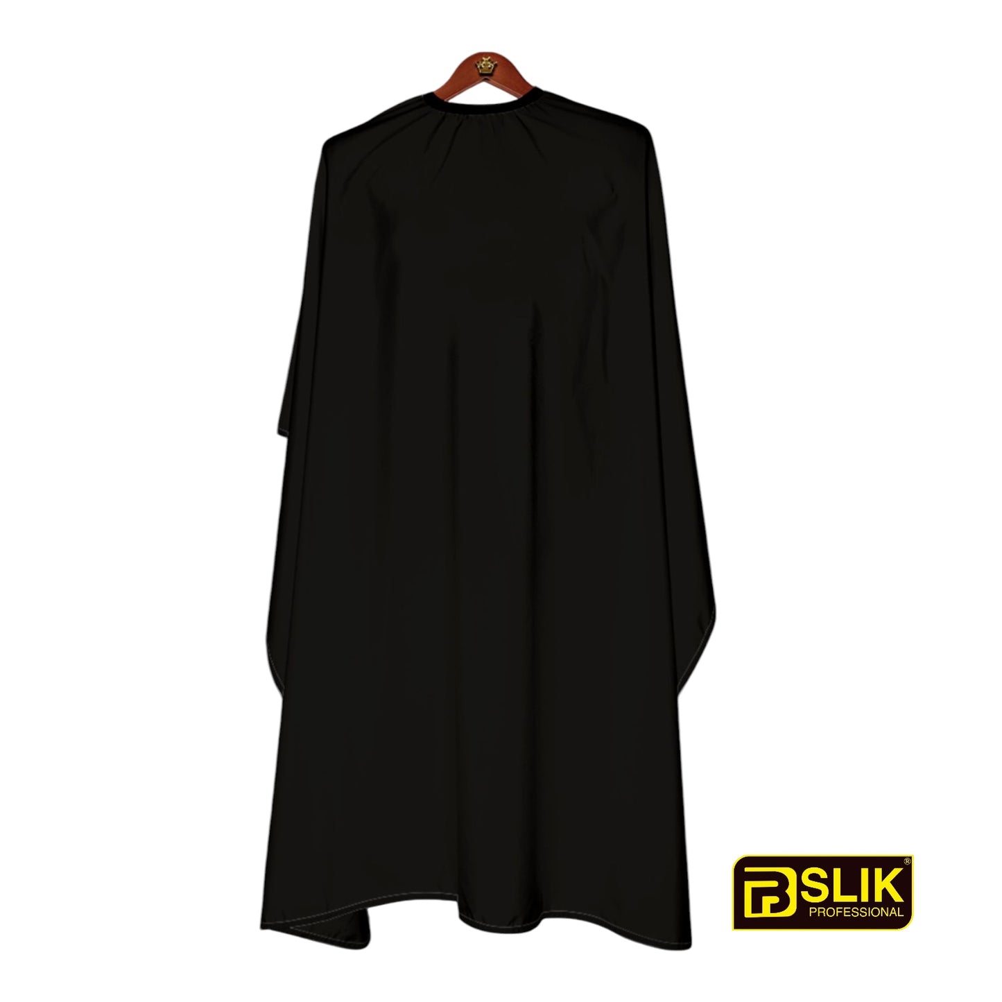Bslik Professional Barber Cape&Gown |Waterproof |Black