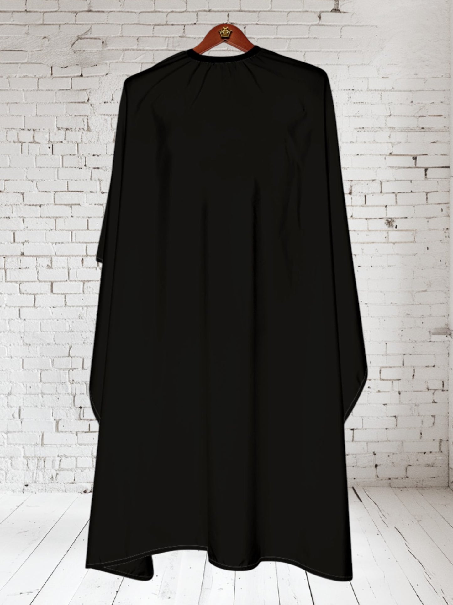Bslik Professional Barber Cape&Gown |Waterproof |Black