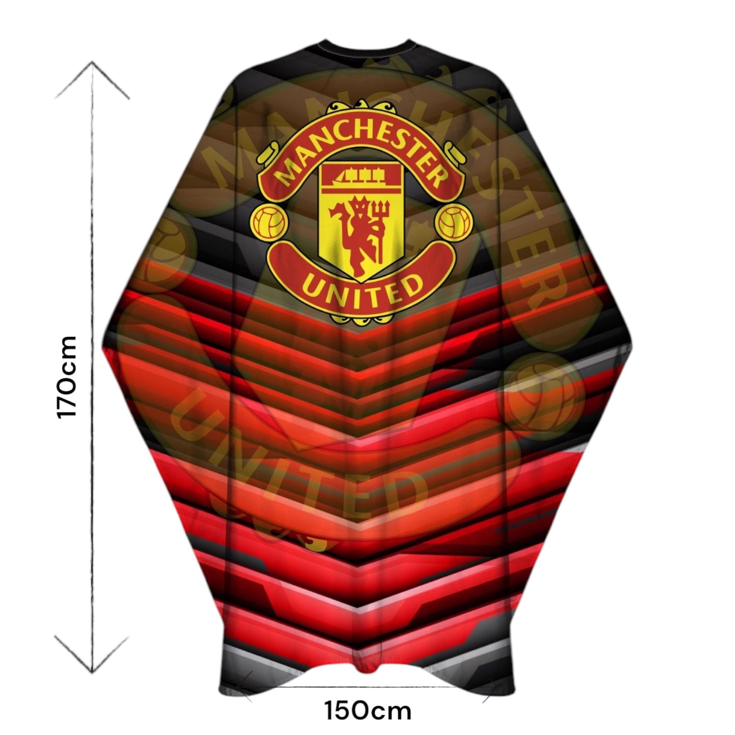Bslik Professional Barber Cape&Gown |Waterproof | Football Club Design