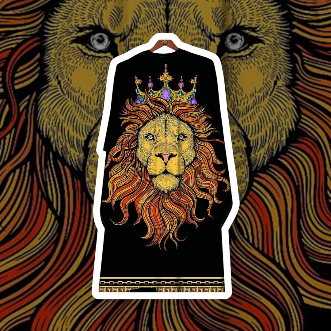 Bslik Professional Barber Cape&Gown |Waterproof | Lion Design