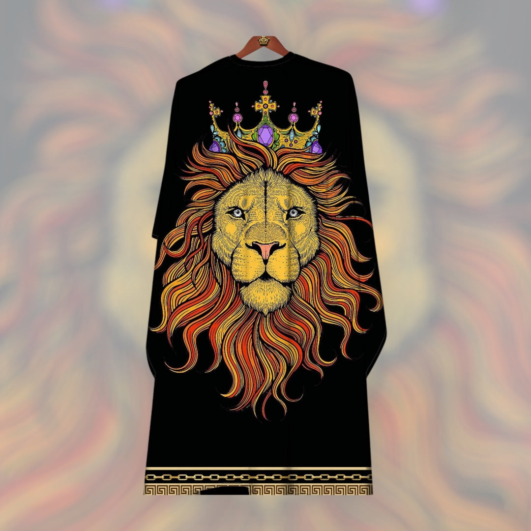 Bslik Professional Barber Cape&Gown |Waterproof | Lion Design