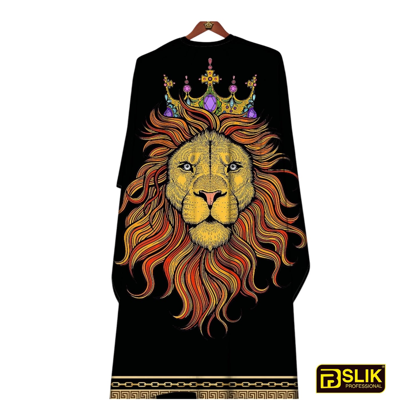 Bslik Professional Barber Cape&Gown |Waterproof | Lion Design