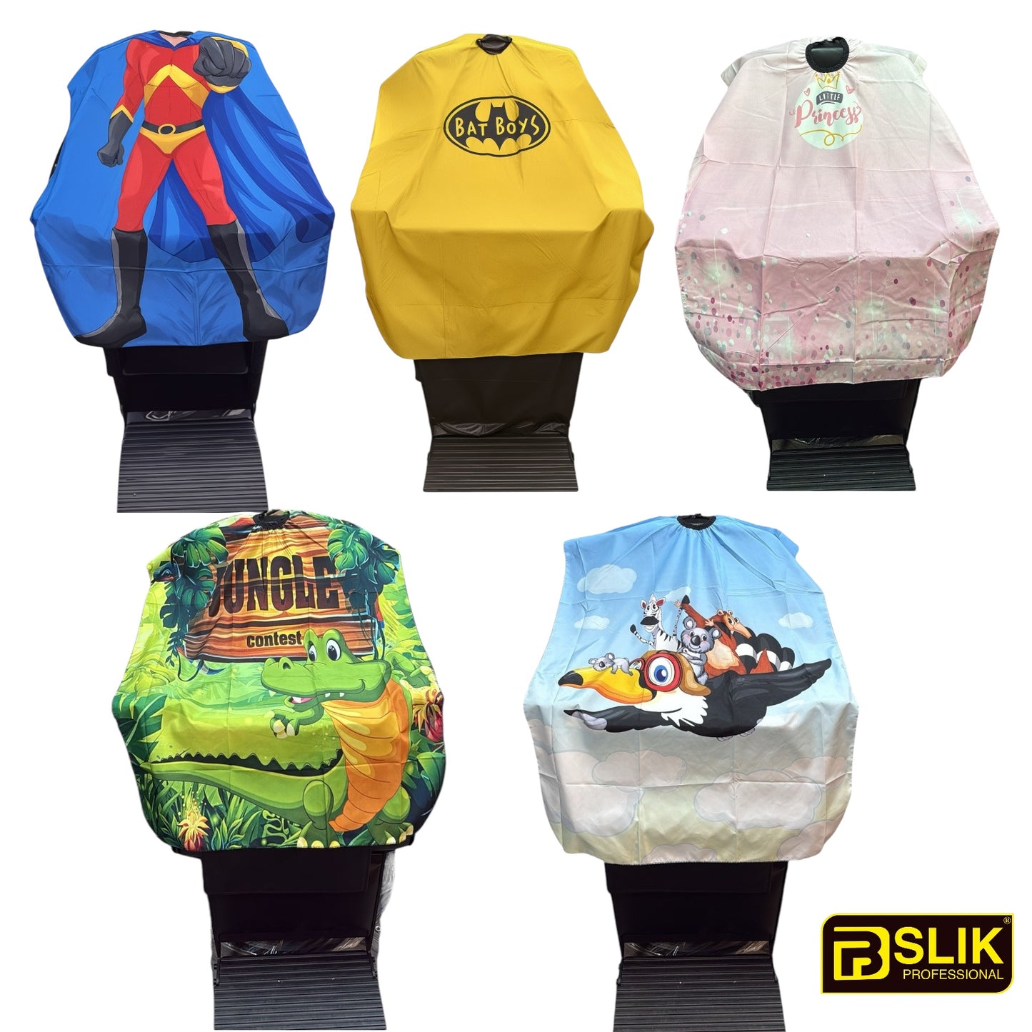 Bslik- Kids Hair Cutting Capes&Gowns 120cmx75cm