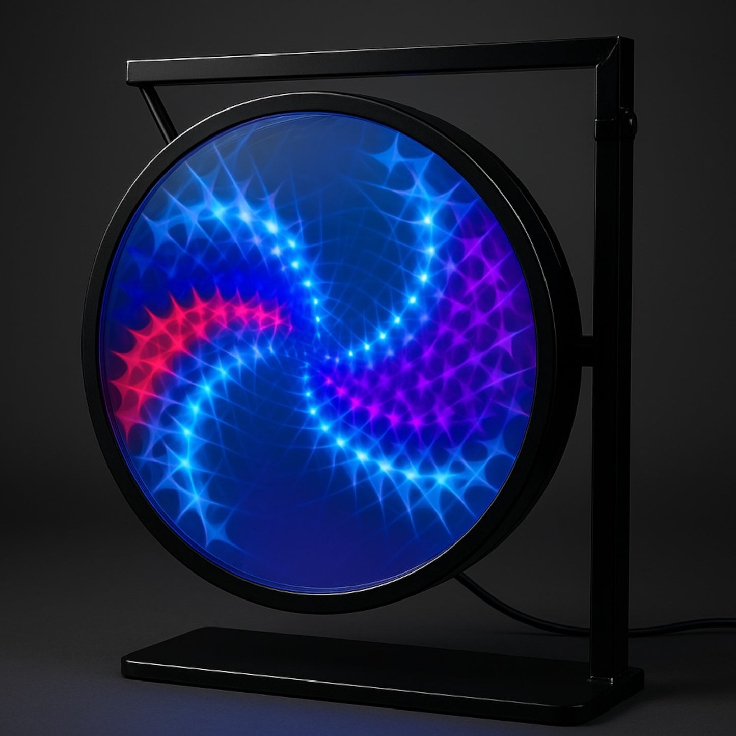BSLIK-ROUND BARBER POLE COLOURFUL ROTATING LED STRIPS INDOOR&OUTDOOR