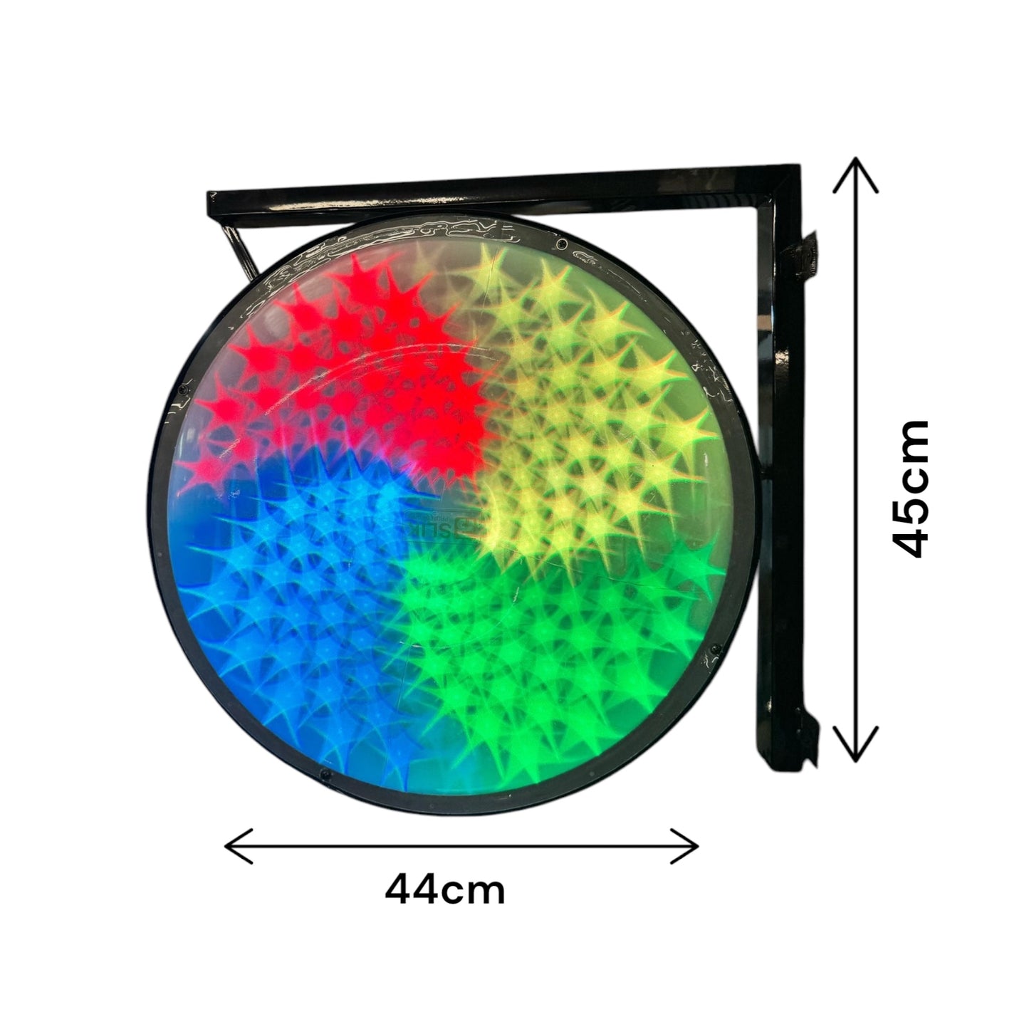 BSLIK-ROUND BARBER POLE COLOURFUL ROTATING LED STRIPS INDOOR&OUTDOOR
