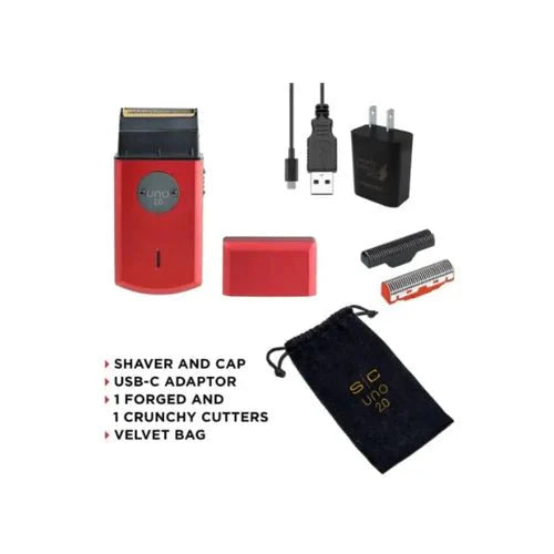 StyleCraft Uno Single Foil Shaver Red | USB Powered