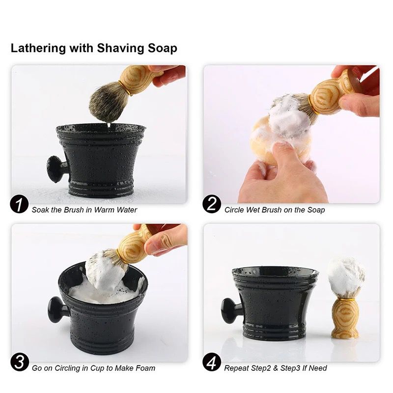 Bslik -Shaving Bowl with Handle (11x8cm)