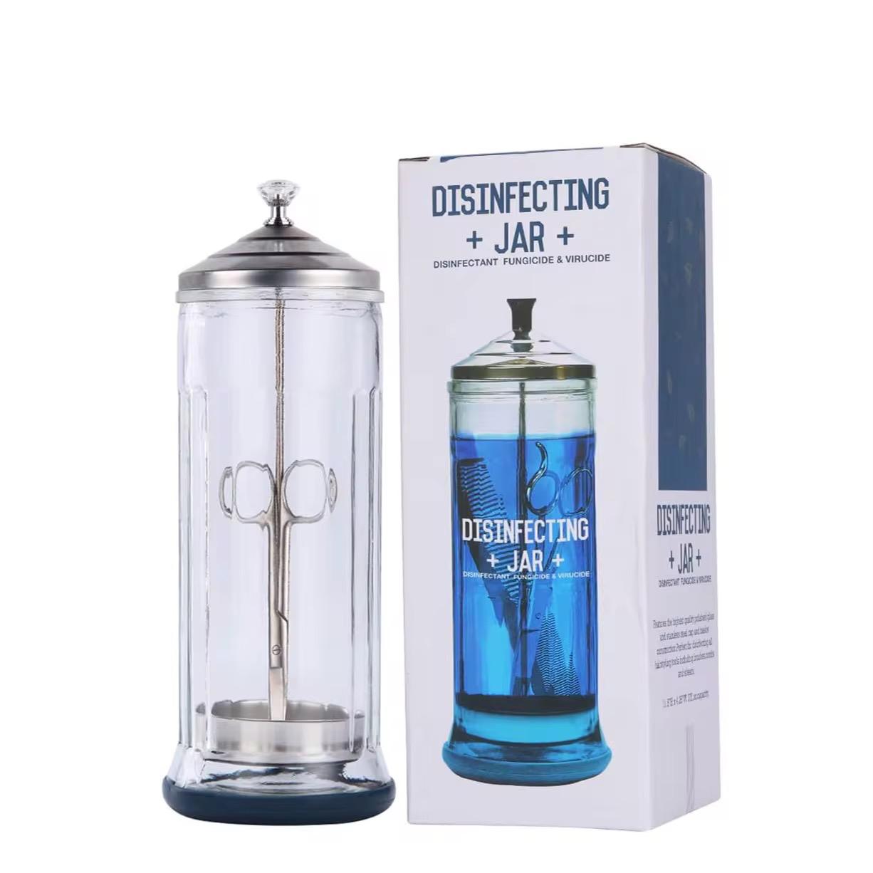 Barbicide Large Disinfecting Jar for Barbers 1.09L
