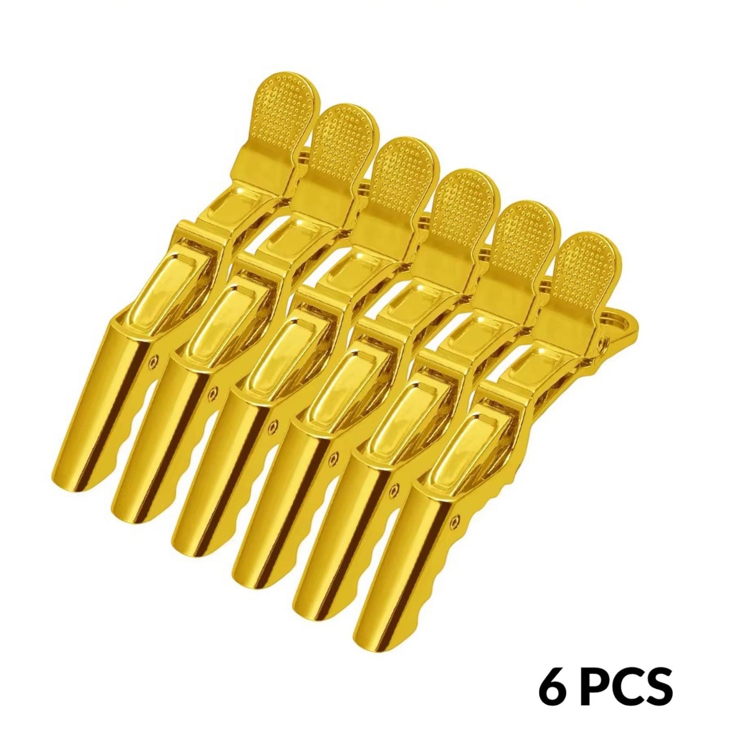 Bslik- Crocodile Hair Clips (6 Pack)