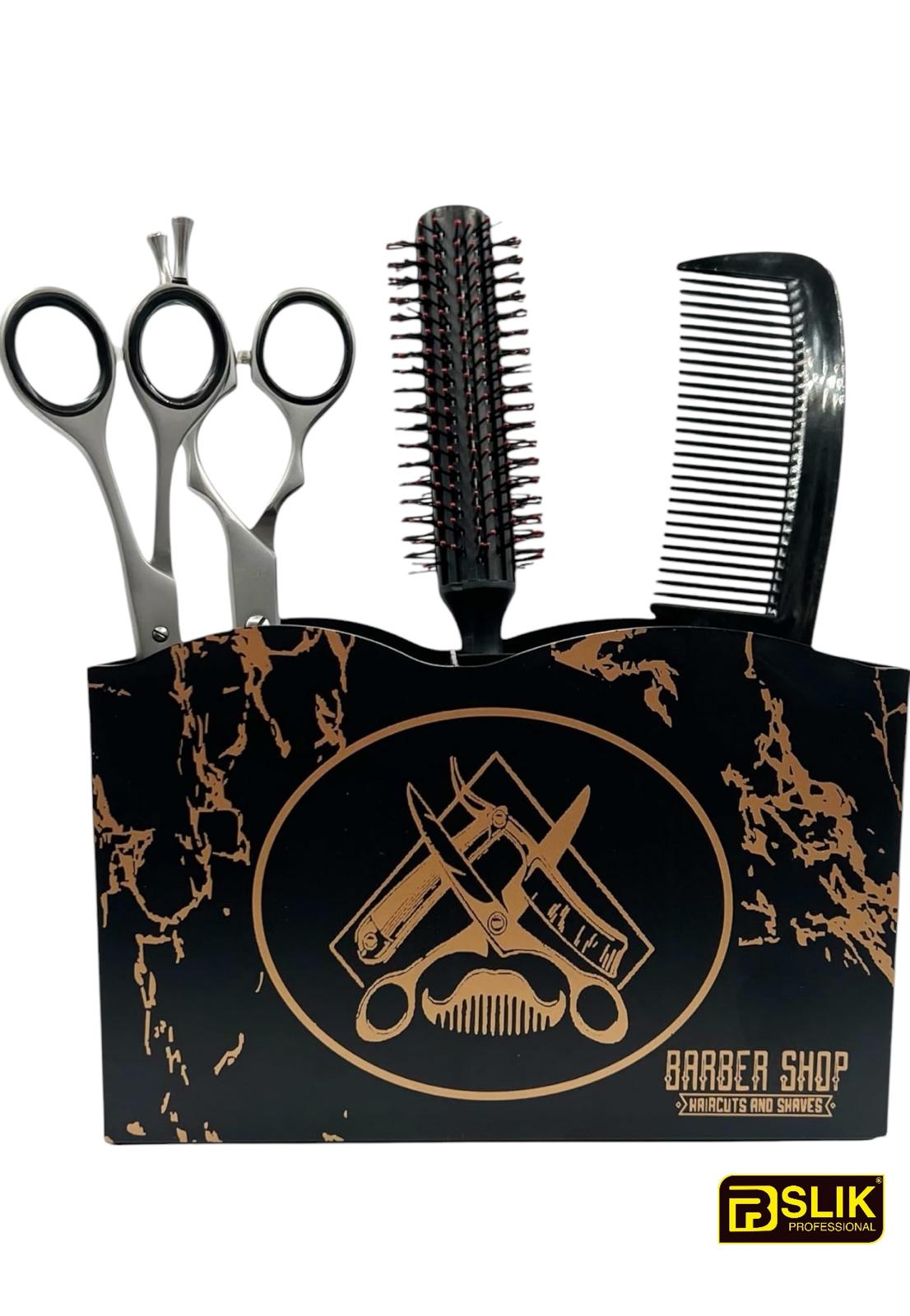 Bslik- Scissor & Brush Holder Non-Slip Storage Box With Foam Grip