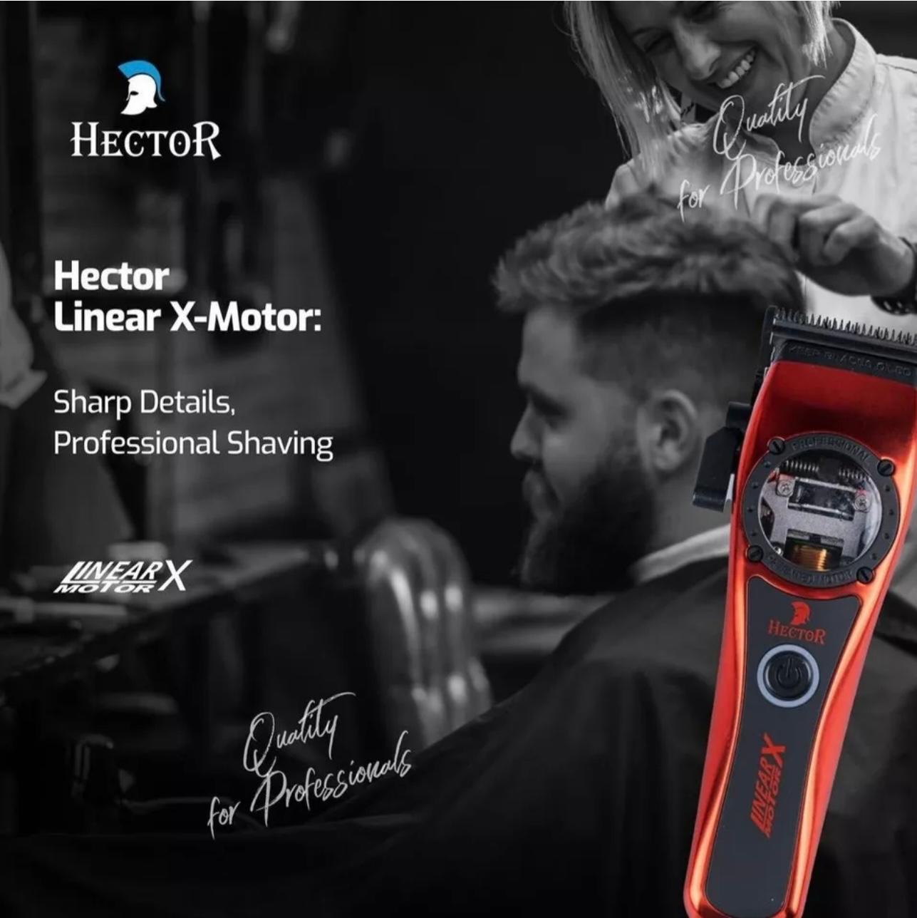 Hector Hair clippers for professional Barbers/Fast Fade (Red)