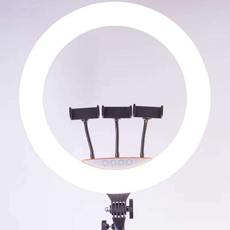 22 Inch LED Ring Light 3200-6500K Lighting Kit With Light Stand