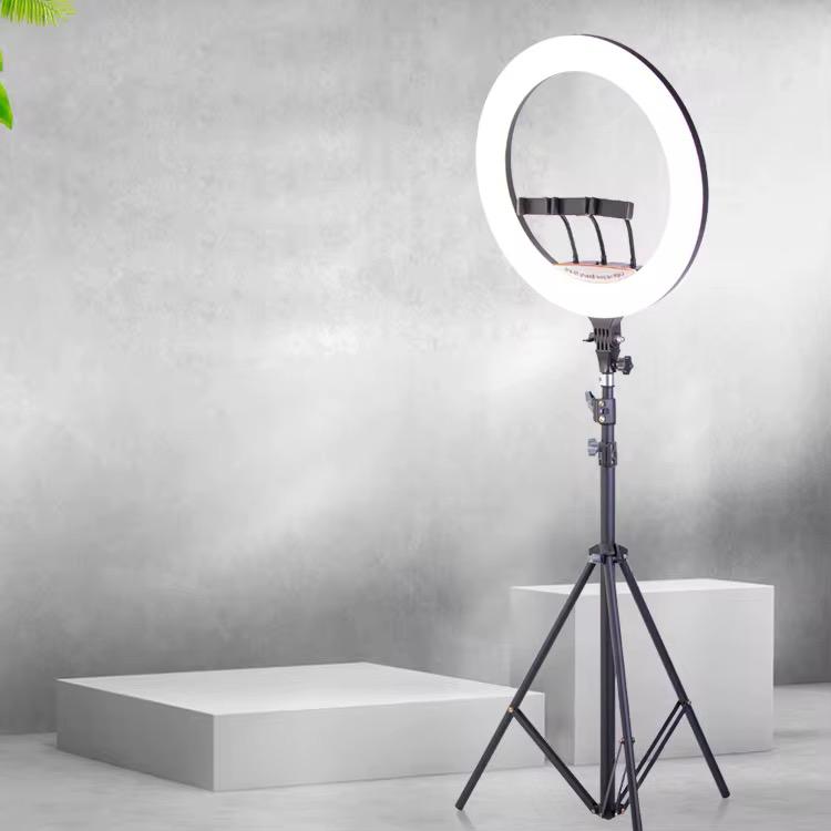 22 Inch LED Ring Light 3200-6500K Lighting Kit With Light Stand
