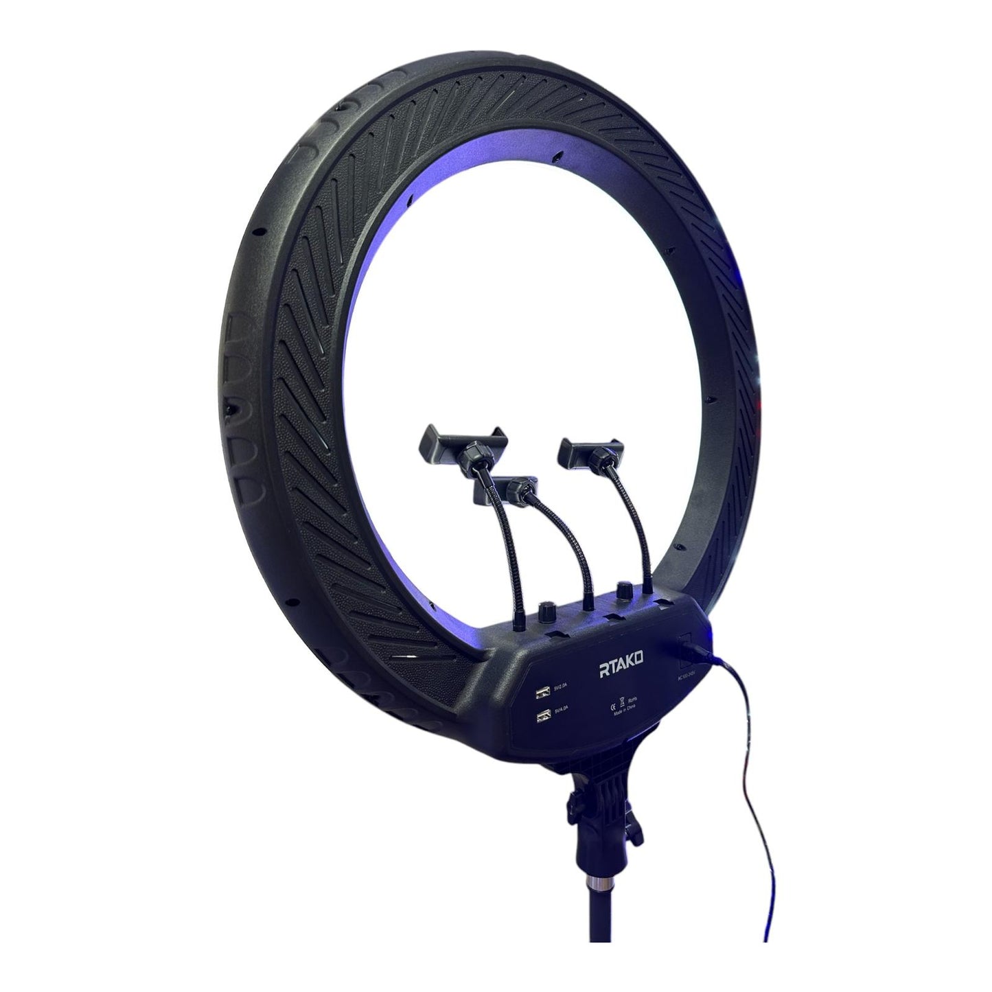 22 Inch LED Ring Light 3200-6500K Lighting Kit With Light Stand
