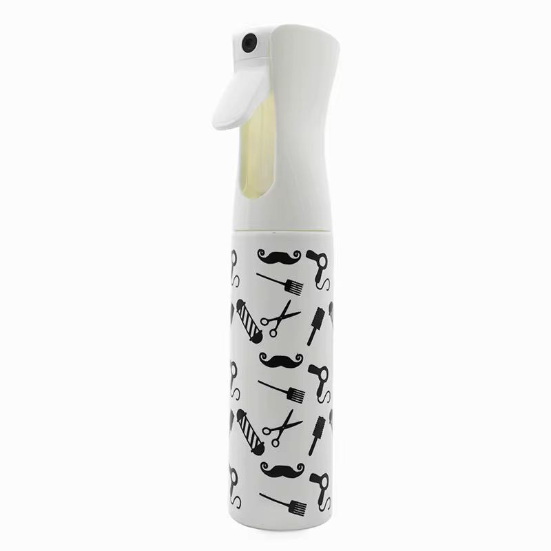 Bslik-Water Mist Continuous Spray Bottle Barber Tool Print – 500ml