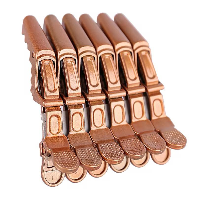 Bslik- Crocodile Hair Clips (6 Pack)