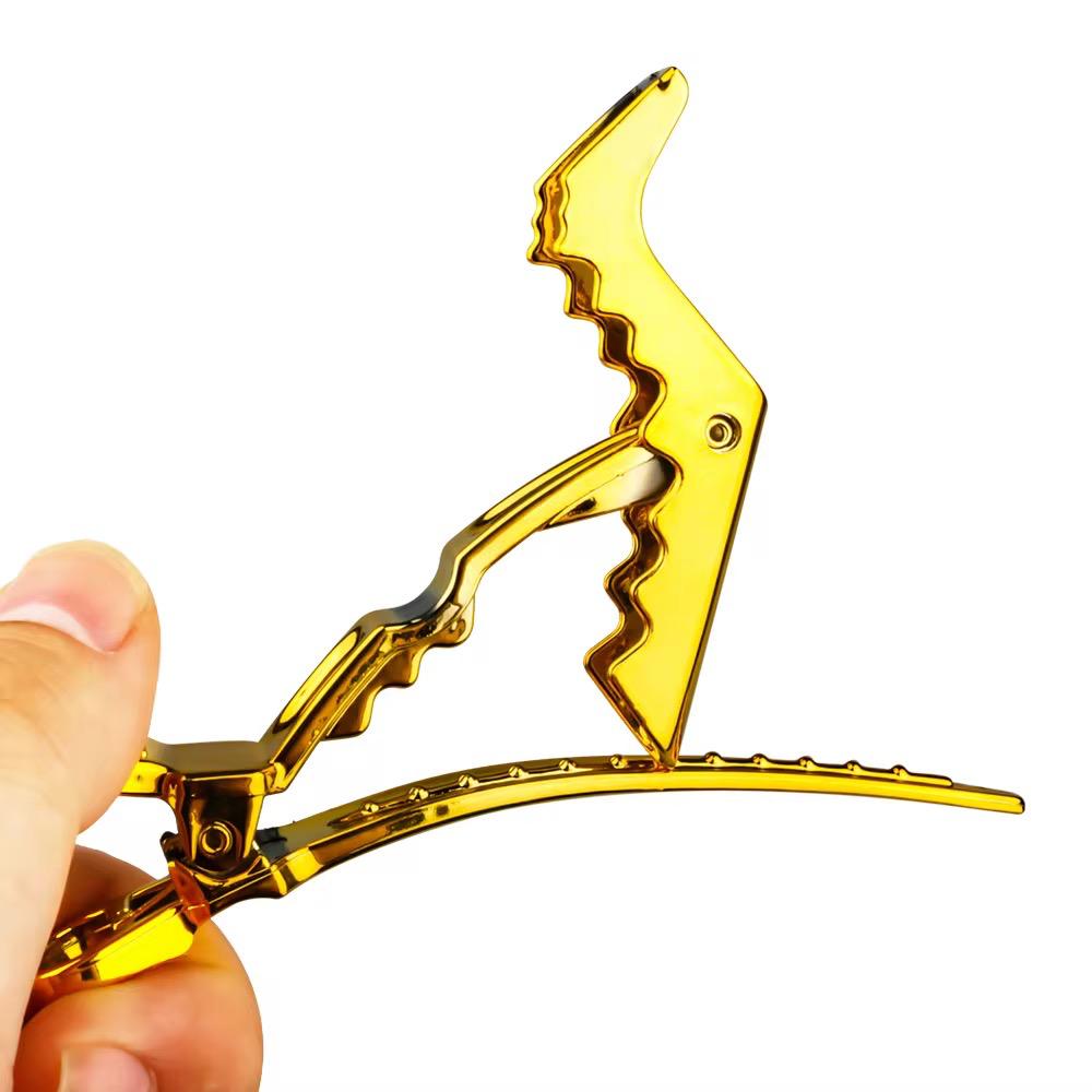 Bslik- Crocodile Hair Clips (6 Pack)