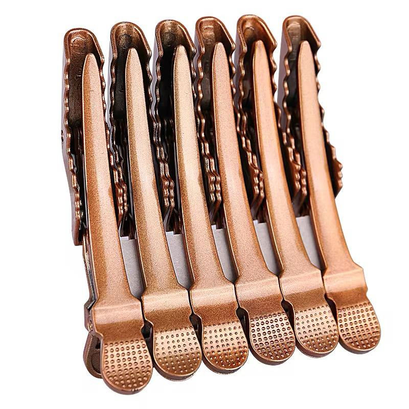 Bslik- Crocodile Hair Clips (6 Pack)