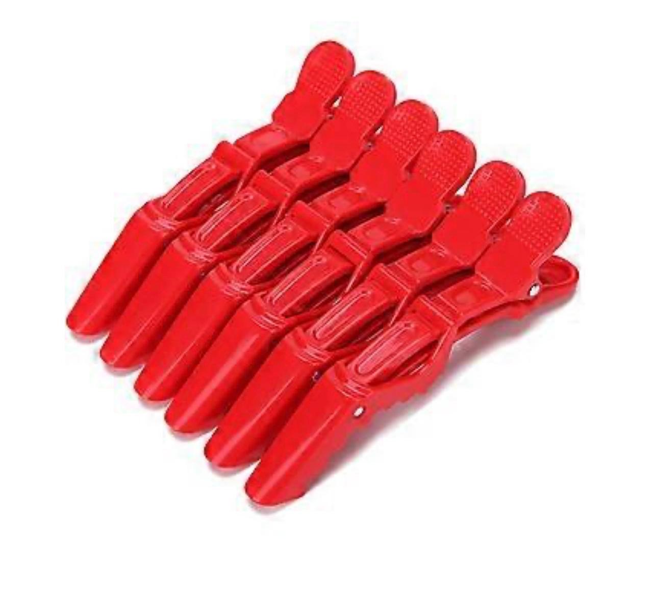 Bslik- Crocodile Hair Clips (6 Pack)