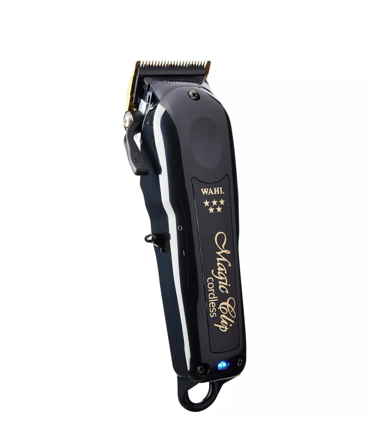 WAHL 5-STAR BLACK CORDLESS MAGIC CLIP US IMPORT INC 3 PIN UK PLUG