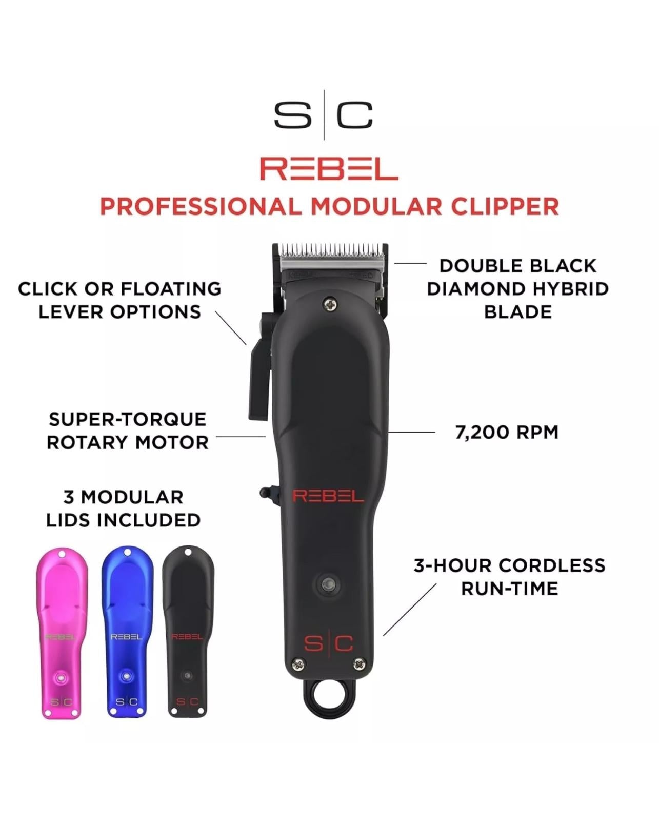 STYLECRAFT REBEL CLIPPER US IMPORT INC 3 PIN UK PLUG