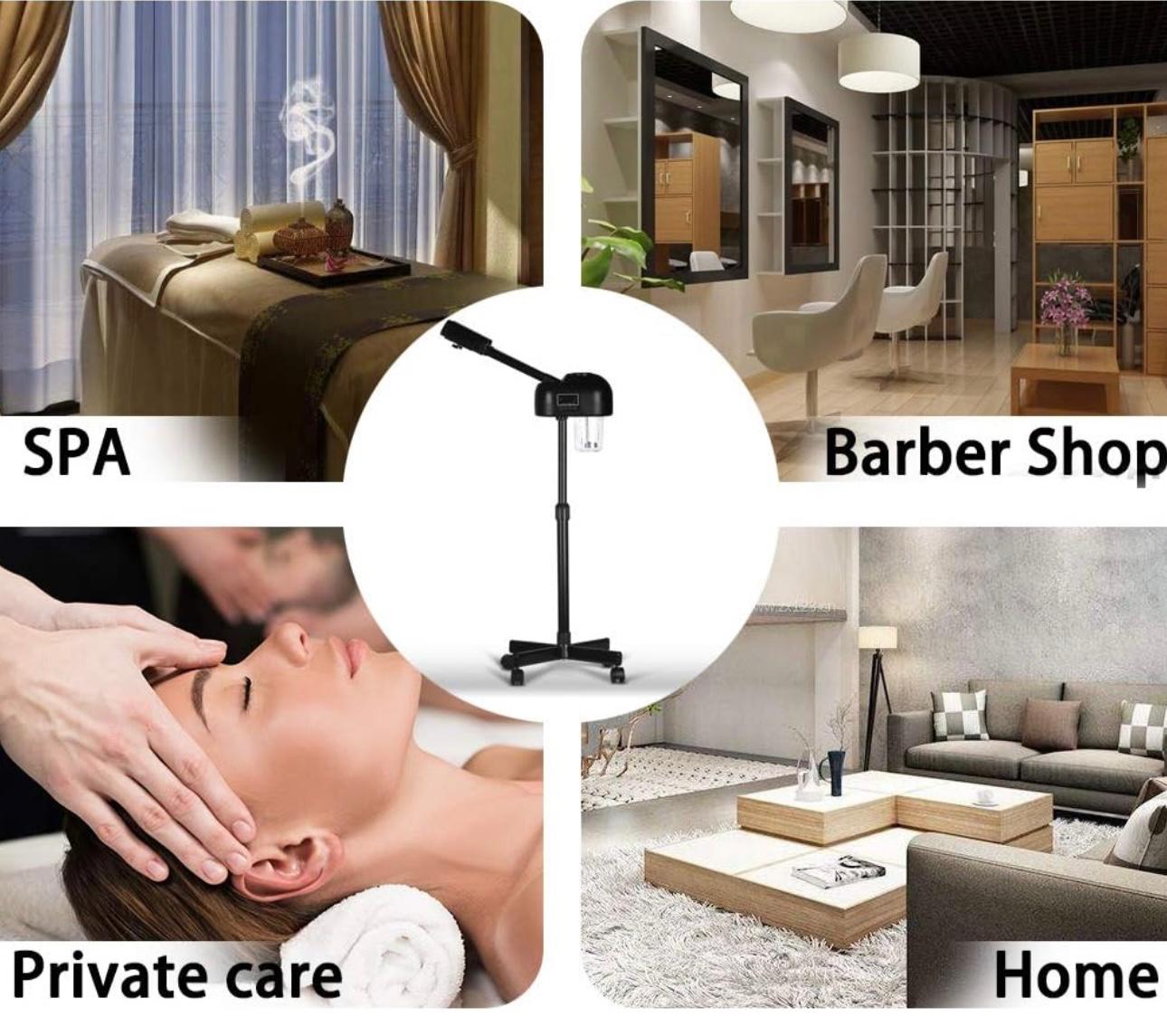 BSLIK-Facial Steamer With LCD Screen (Black)