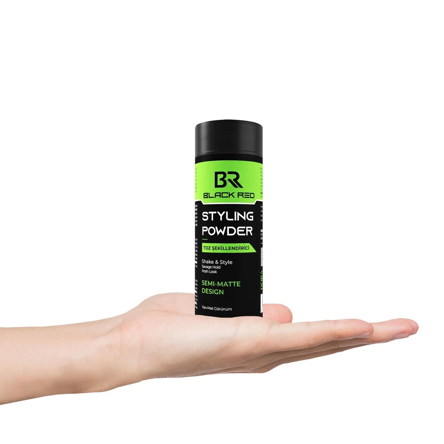 Black Red Professional Styling Powder For Men And Woman