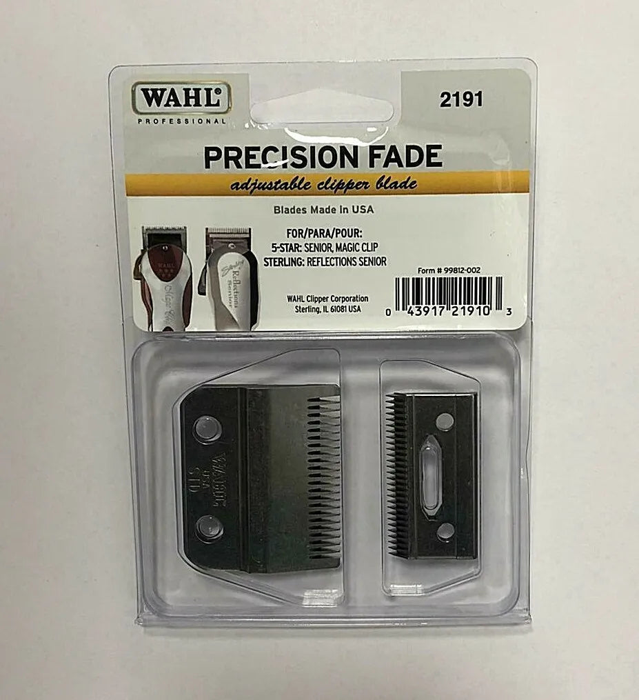 WAHL PRECISION FADE BLADE 2191 For Magic Clip Five Star Two Hole Clipper
