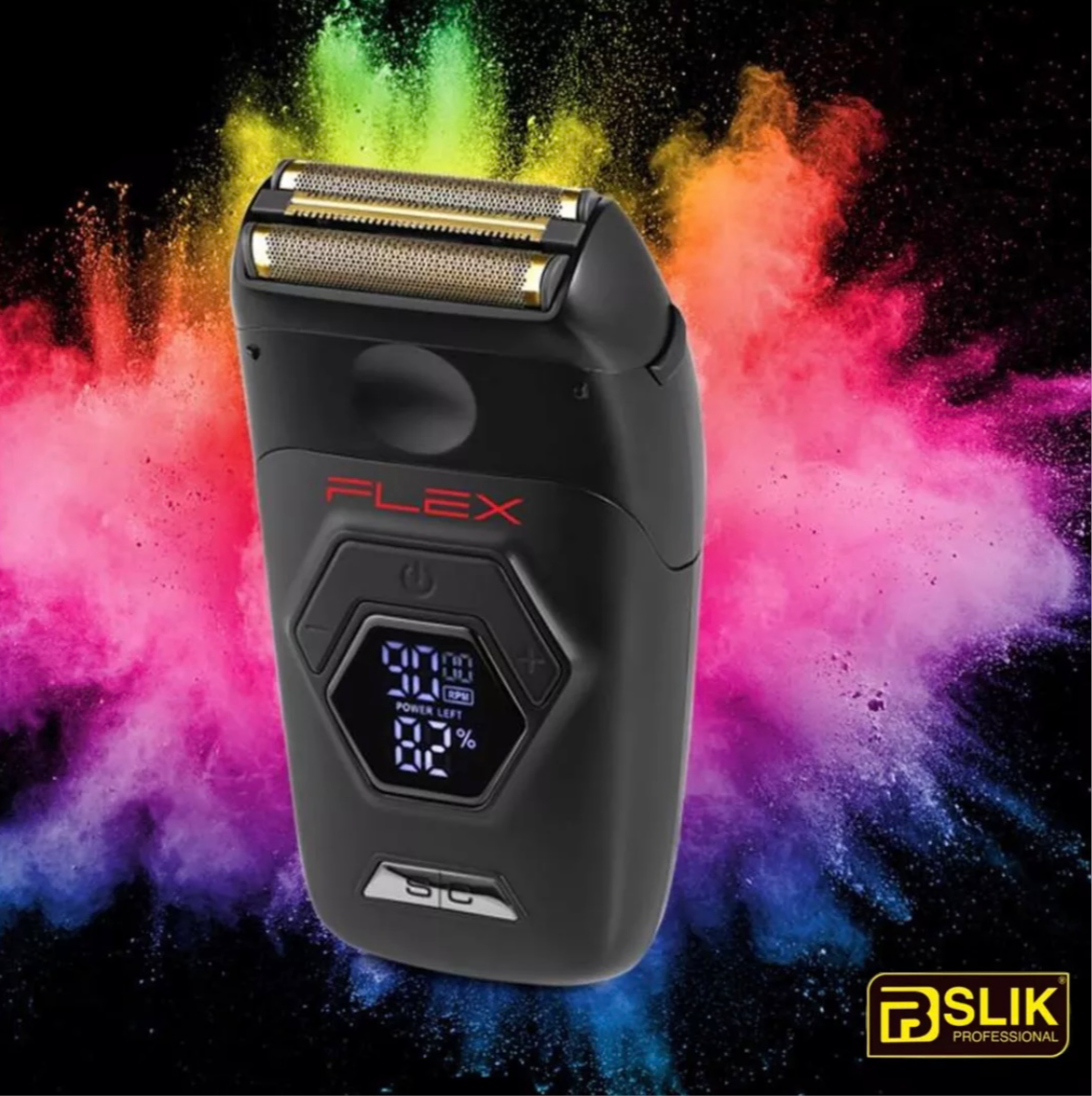 StyleCraft Flex Electric Foil Shaver w/ Super Torque Motor & Gold Titanium Foil Head