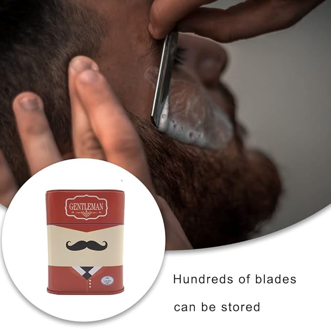 Blade Disposal Bin Case (moustache) Red