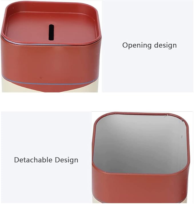 Blade Disposal Bin Case (moustache) Red
