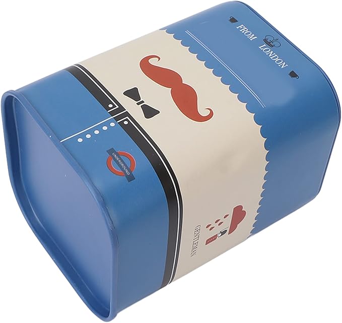 Blade Disposal Bin Case (Moustache) Blue
