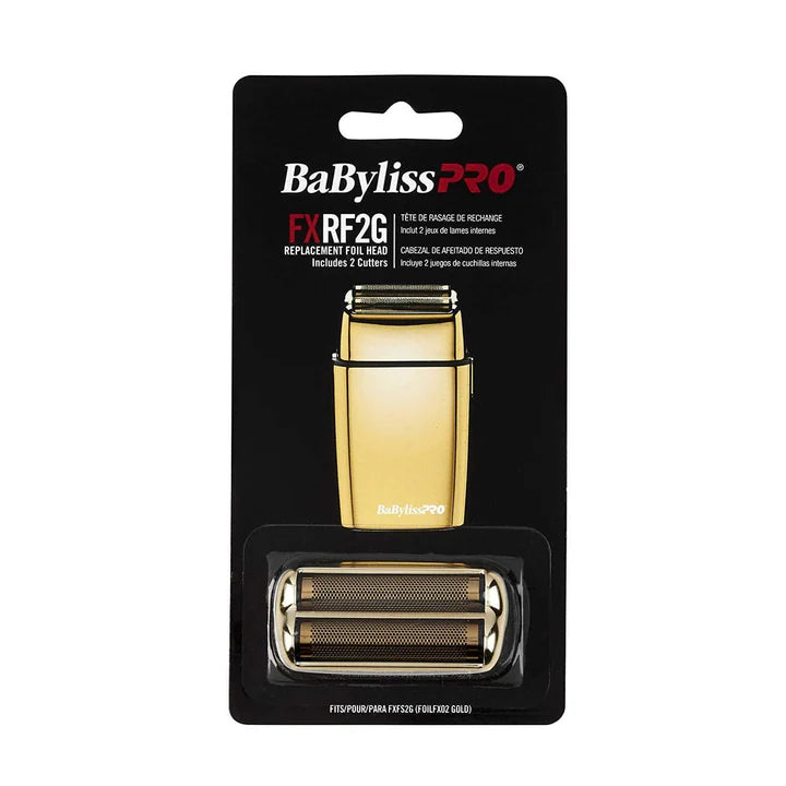BaBylissPRO Barberology Professional FXRF2G GOLDFX replacement shaving head with 2 cutting devices
