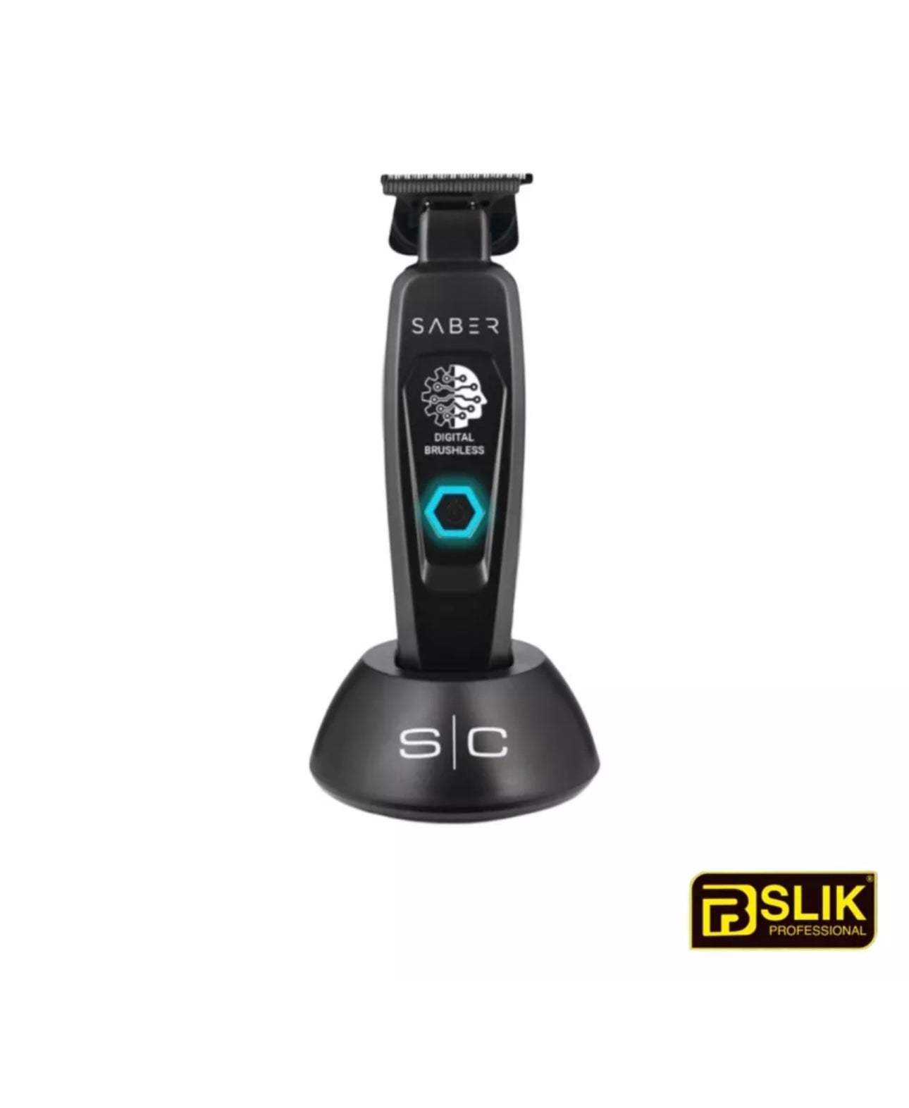 Saber Professional Full Metal Body Digital Brushless Motor Cordless Hair Trimmer