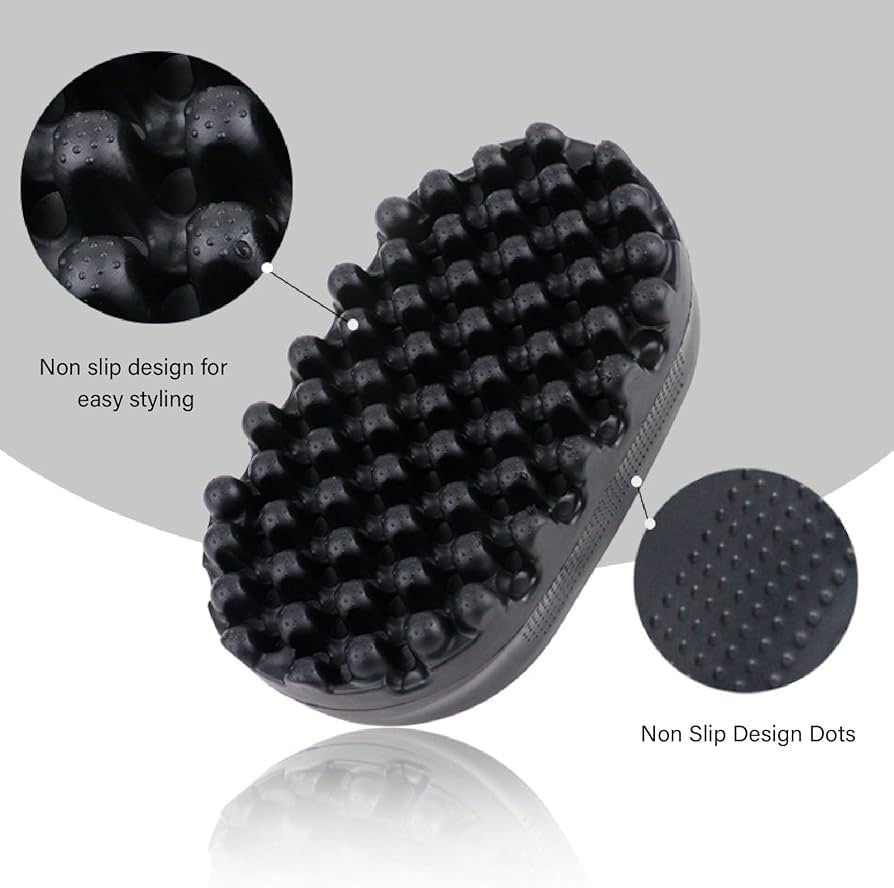 Hair Sponge, Twist King for Curls, Afro Hair Brush for Dual Texture Styling Tools for Men & Women
