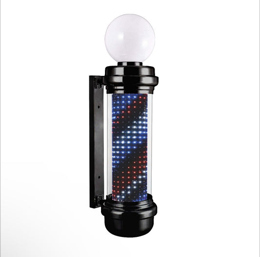 Rotating Barber Pole LED Light With Remote Control  92cm